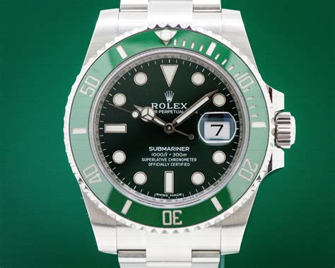 rolex submariner ceramica verde usato|used rolex submariner watches.